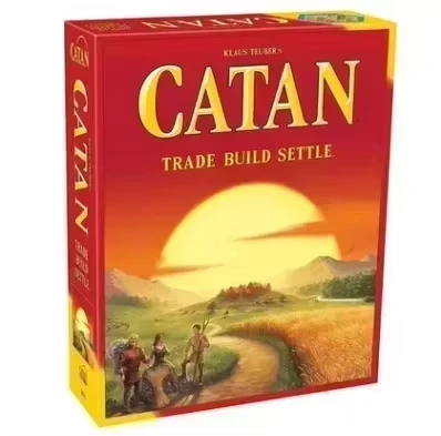 English version catan board game puzzle leisure toy game card 25th anniversary edition playing games 2-8 people party card games