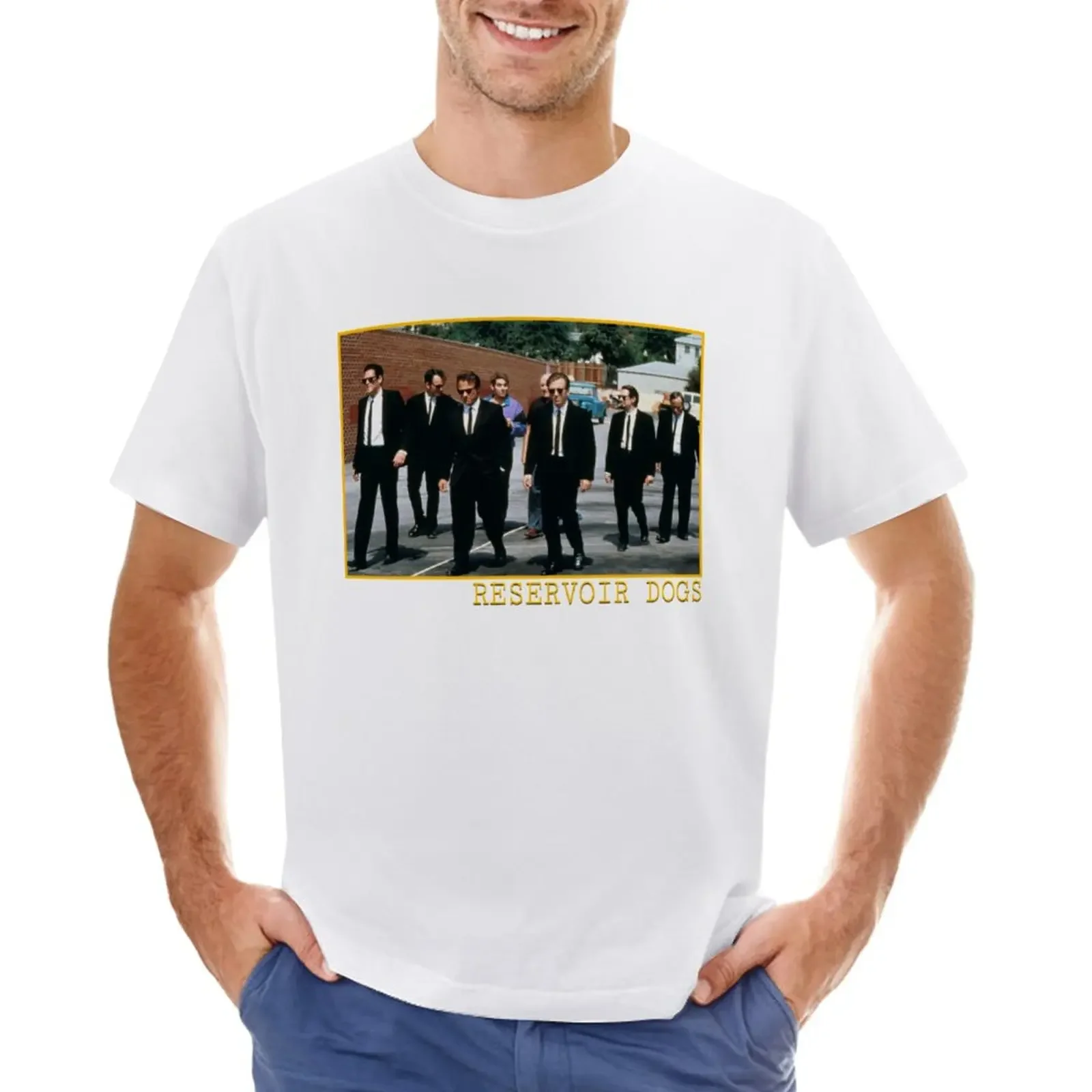 Reservoir dogs (1992) - Quentin tarantino T-Shirt summer top graphics heavyweight t shirts for men