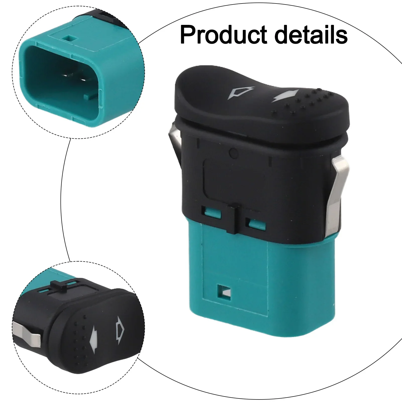 Electric Door Window Switch Replacement for Ford Transit MK7 2006 2013 OEM 5C1T14529AA 1383293 Compatible with Factory Standards