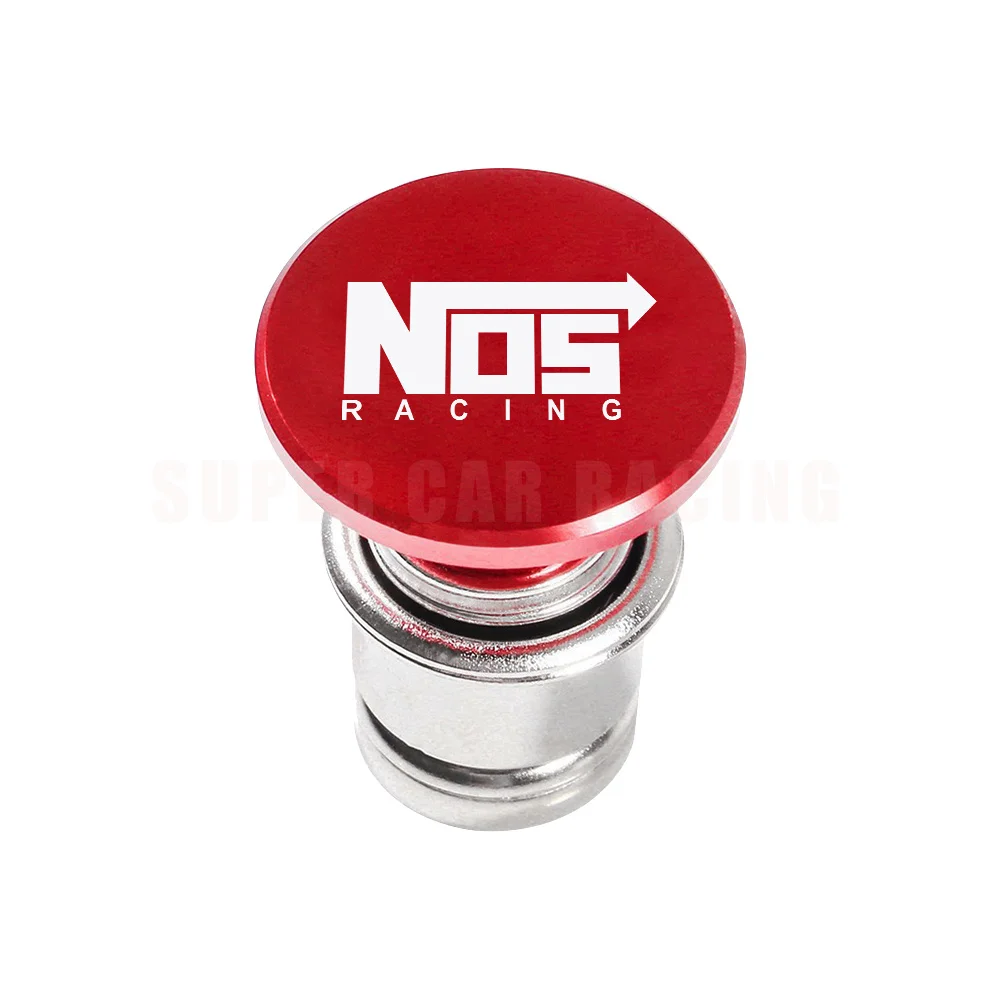 Brand New JDM Car Cigarette Lighter Dust Proof Plug Cover Cigarette Lighter Button With NOS Logo Protect Covers Car Accessories