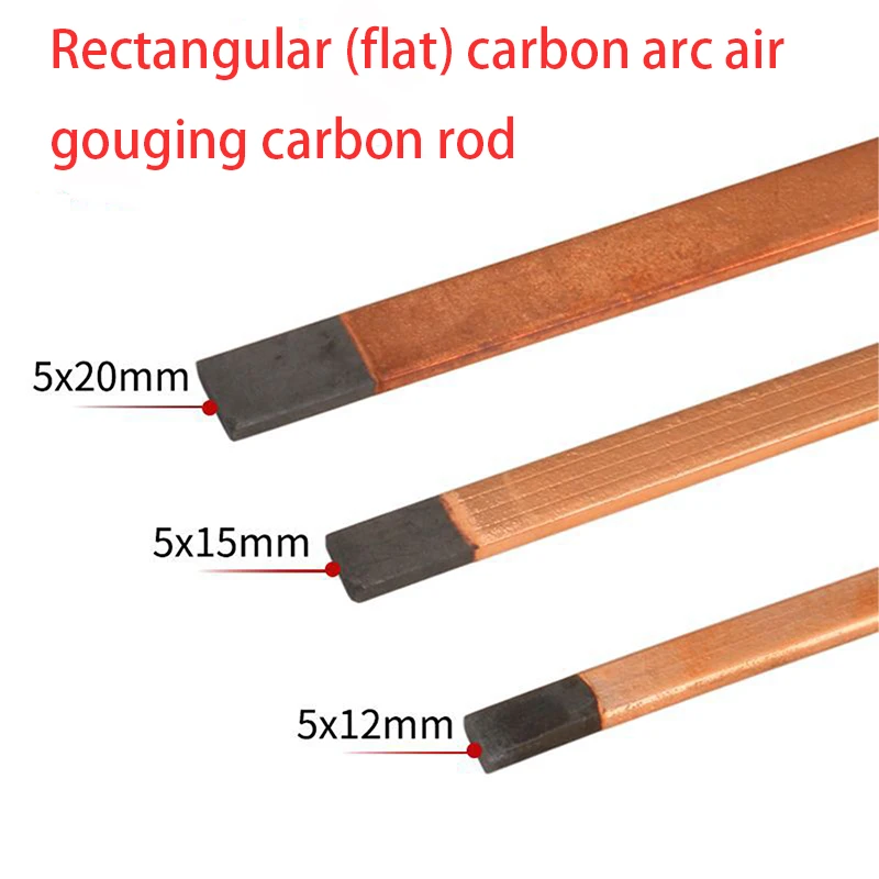 5ps Carbon Arc Air gouging carbon rod and graphite rod 4-10mm For DC Gas Gouging Gun Electrode Carbon Rod welding equipment