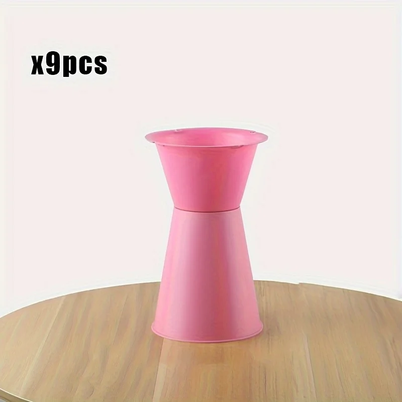 9pcs Waterproof Plastic Flower Arrangement Inserts Tool Vase Inserts Fresh Flowers Packaging Florist Flower Wrapping Fixing Base