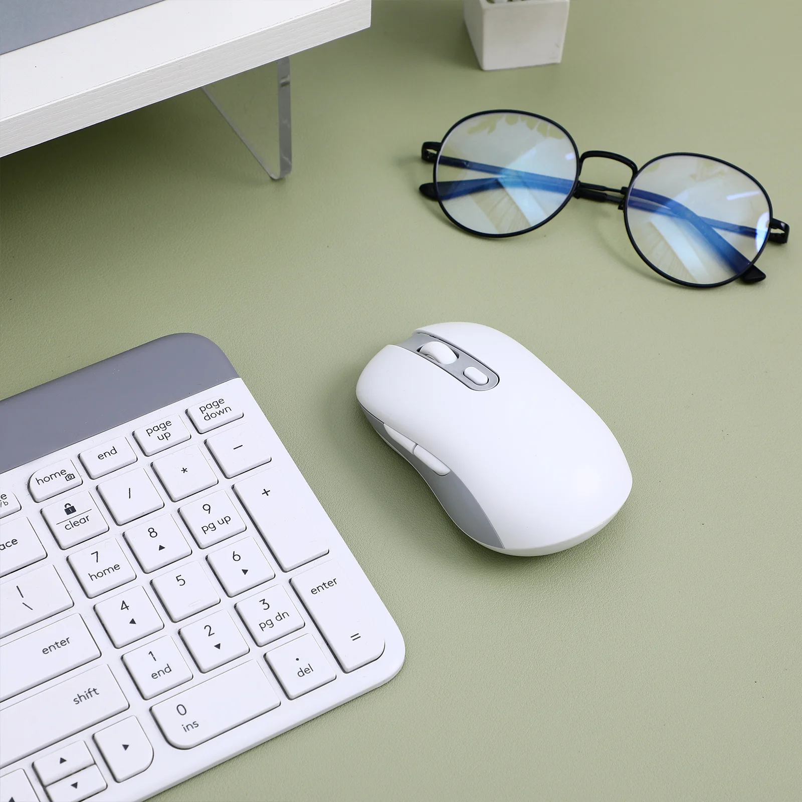 

Rechargeable Mouse Wireless 2.4g Connectivity Adjustable Dpi Lightweight Portable for Laptop Desktop Computer