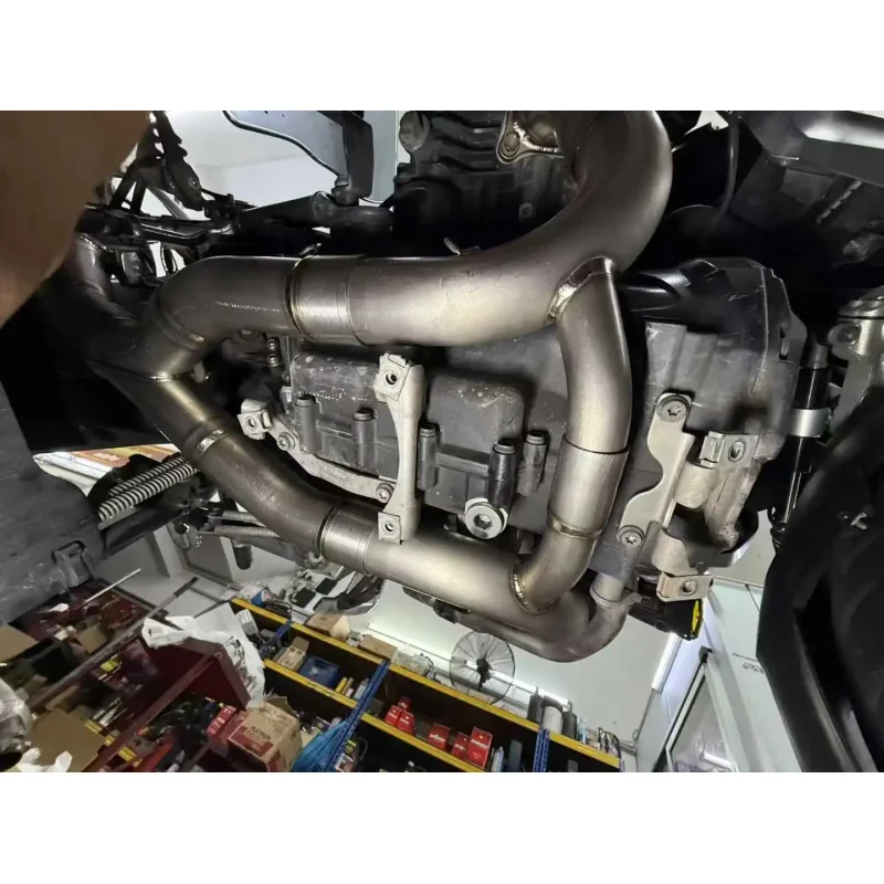 Titanium Exhaust Header Downpipe System for BMW R1250GS Adventure