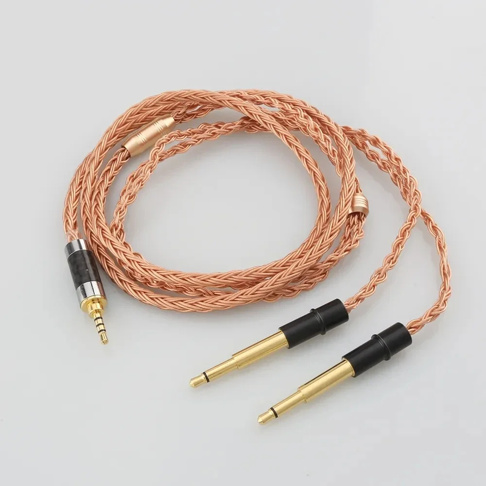 

2.5mm 4.4mm 3.5mm XLR 6.5mm Balanced 16 Core 99% 7N OCC Earphone Cable For Meze 99 Classics NEO NOIR Headset Headphone