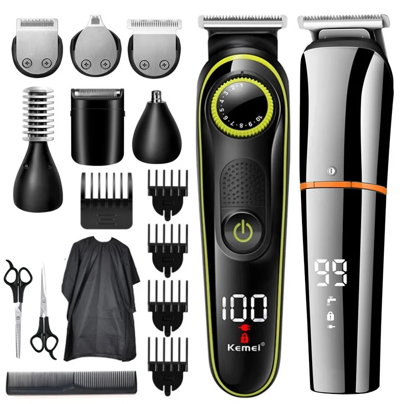 

KM-696 Electric Hair Clipper Multifunctional Trimmer for Men Electric Shaver for Men's Razor Nose Trimmer Hair Cutting Machine