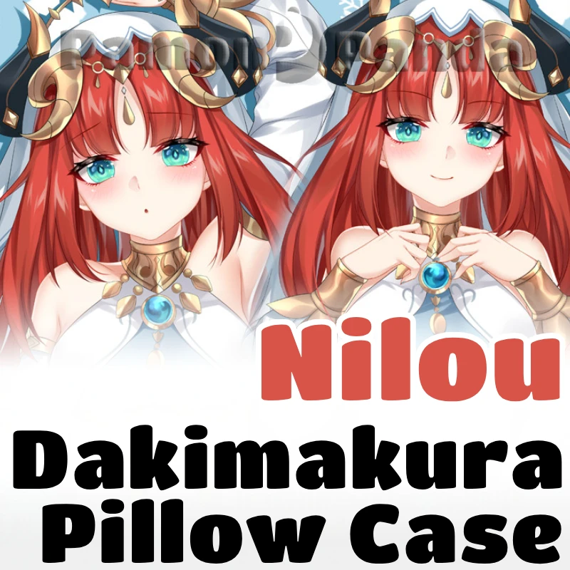 Nilou Dakimakura Genshin Impact Game Hugging Pillow Case Full Body Cushion Cover Pillowcase Home Bedding Decor Otaku Gift MKL