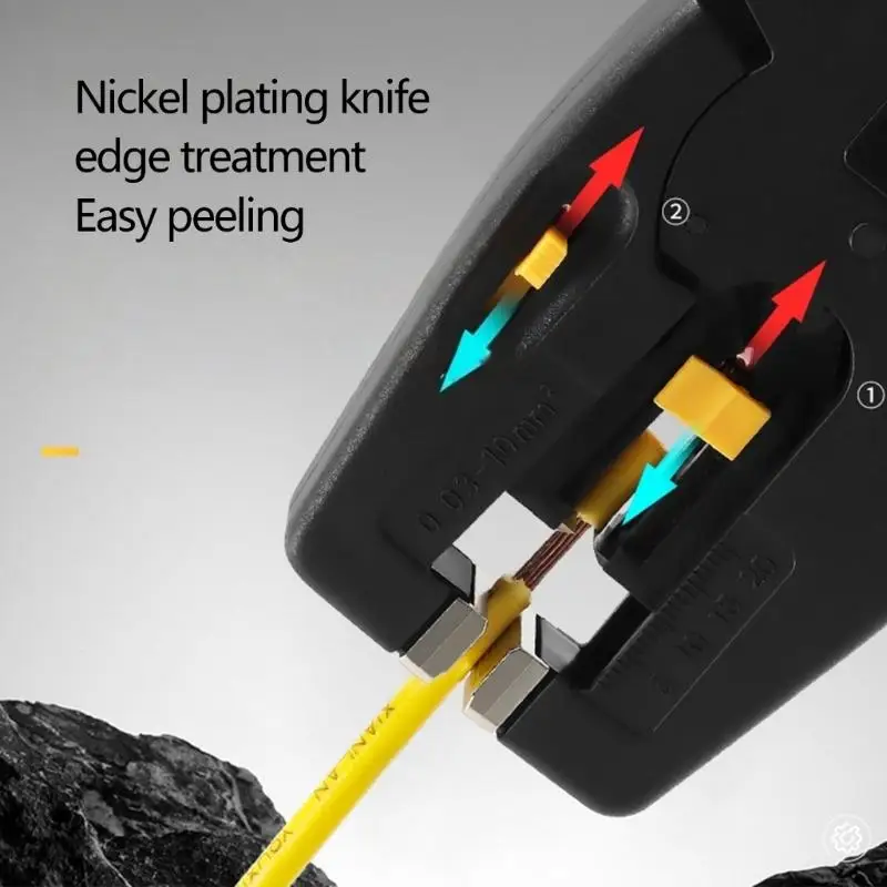 

Y1UD Multifunctional Wire Stripper Crimper Cable Cutter Pliers Professional Electrical Wire Stripping Tool Multipurpose