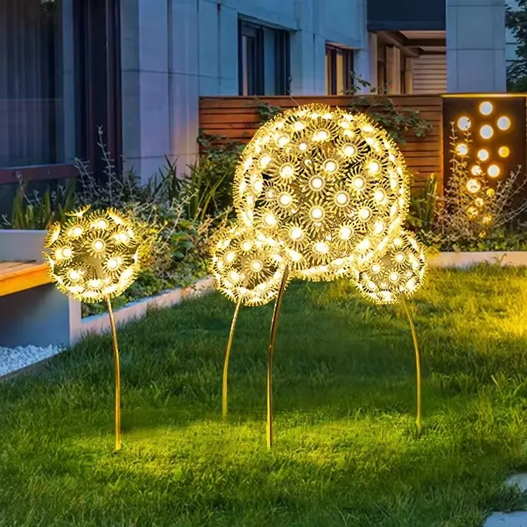 

Factory Supply Landscape Yard Decoration Waterproof Solar Garden Lighting Flower Smart Outdoor Led Lawn Lights