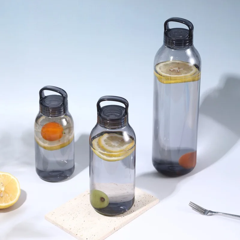 

New transparent plastic cups - simple water cups for both boys and girls, convenient for carrying, suitable for sports, large-ca