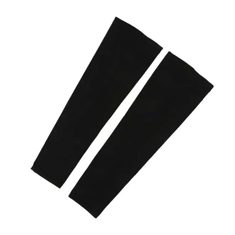 1 Pair Summer Comfortable Running Cycling Legs Sleeve Ice Silk UV Protection Compression Non-Slip Leg Warmer Cooling Sport Gear