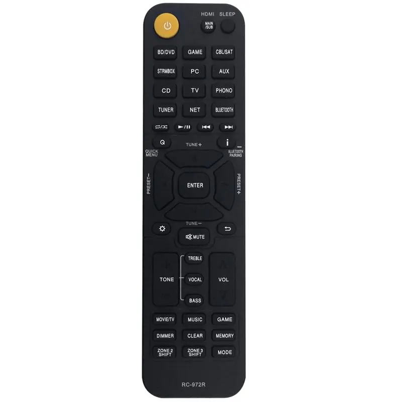 

A32T-Replacement Remote Control RC-972R For Onkyo TX-RZ710 TX-RZ810 TX-NR555 TX-NR656 TX-NR757 TX-NR595 TX-RZ840 TX-NR797 AV REC