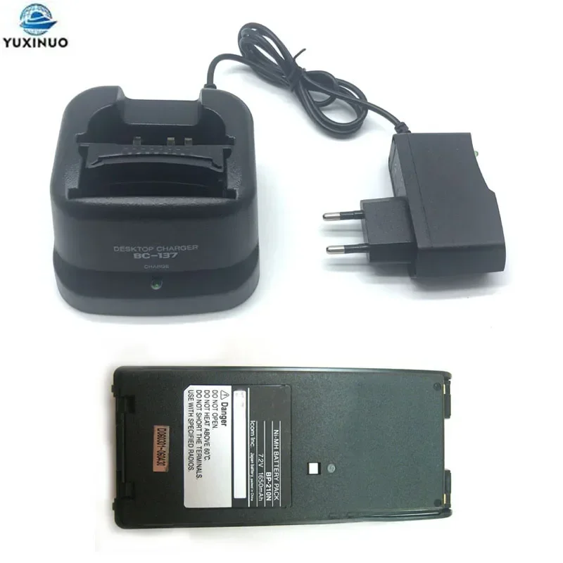 

BP210 BP-210N BP-210 1650mAh NI-MH Battery + BC137 BC-137 Charger for ICOM IC-V8 V82 IC-A24 A6 F3G F30 F40 F11 F22 F4G BP-209