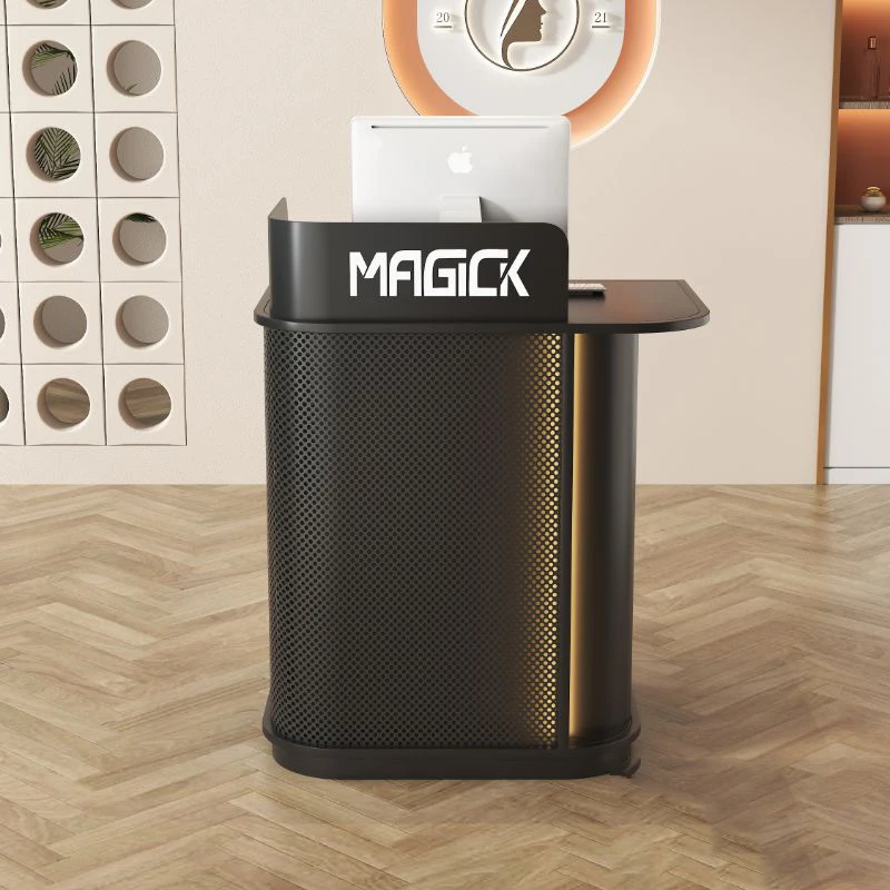 ^Aesthetic Modern Reception Desks Shop Luxury Welcome Design Reception Desks Minimalist Simple Mostrador Commercial Furniture
