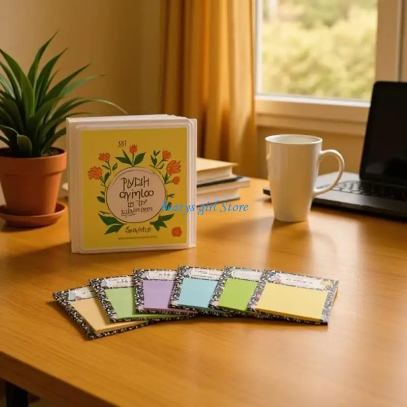 C7AB Pack of 12 Multi Pack Reusing Name Sticker Book Paper Materials Colorful Design