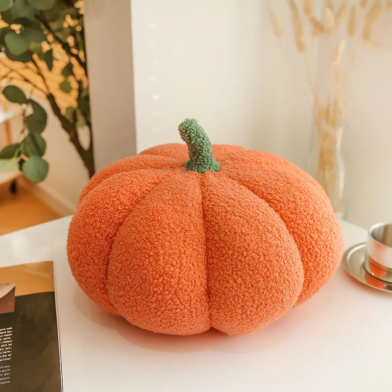 Pumpkin Pillow Plush Toys Fruit and Vegetables Stuffed Dolls for Halloween