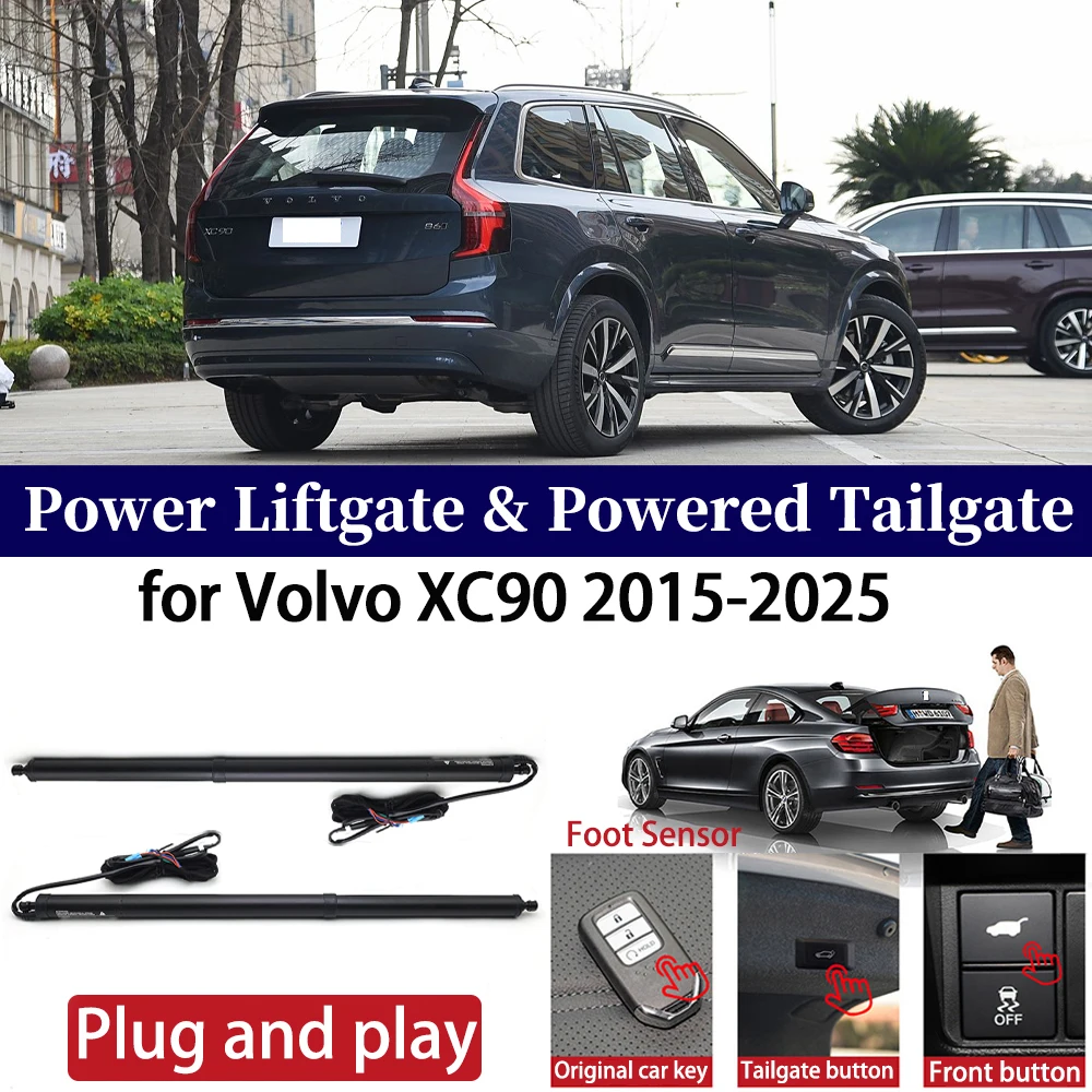 

ZhuCamX for Volvo XC90 2015-2025 Car Auto Power Electric Tailgate Liftgate Lift Trunk Closer System Boot Lift Motor Kit