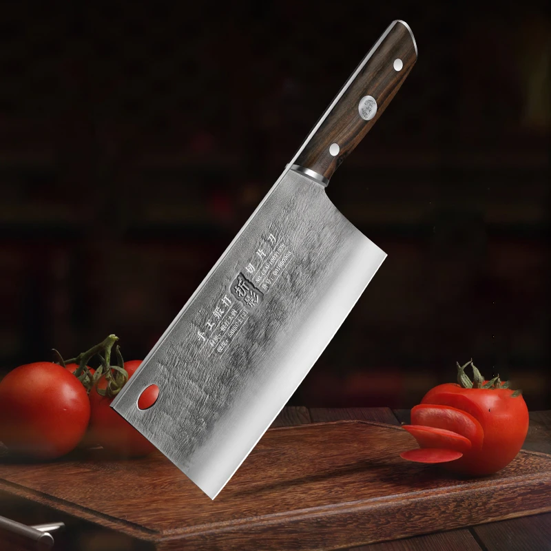 7.7 Inch Chinese Chef Knife Handmade Forged Sharp Slicing Cleaver Kitchen Knife For Cutting Vegetables Meat Cooking Tools Messer