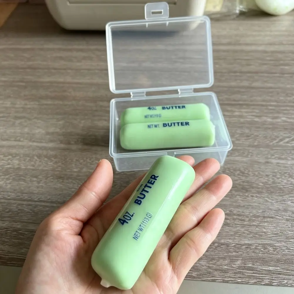 Butter Stick Wax Cracking Squeeze Toy Cheese Crackable Texture Crispy Stress Balls Crispy Feel Handmade Craft