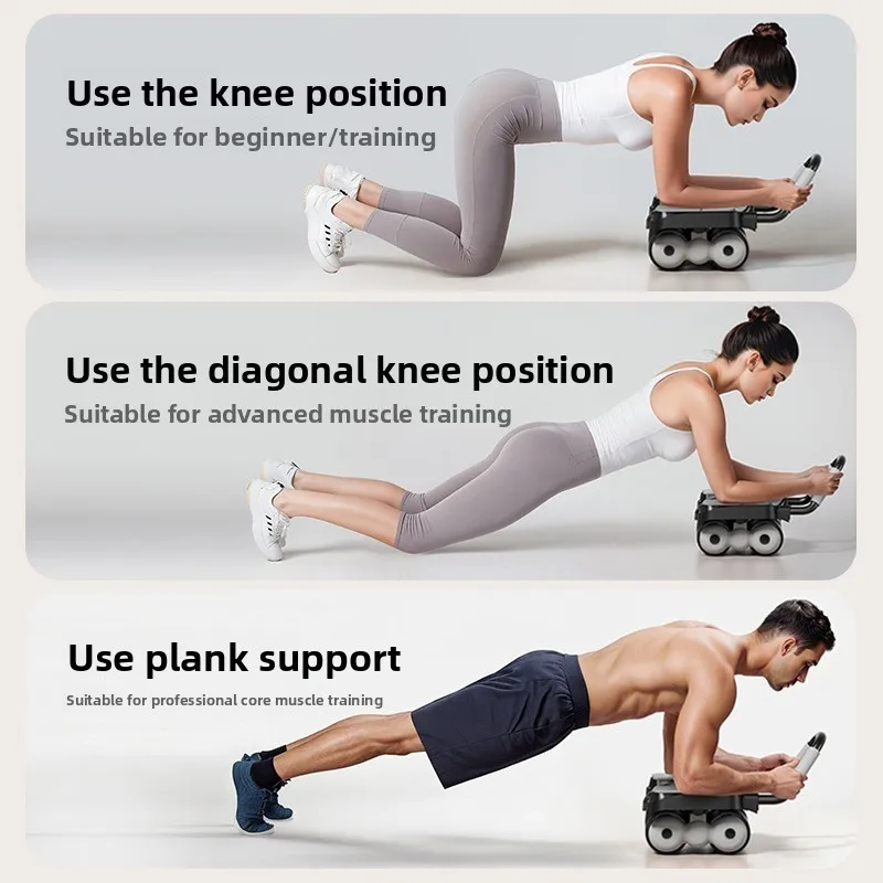 Picture 3: Smart Timing Abdominal Wheel Fitness Equipment for Men And Women Home Gym Outdoor Sports Core Strength Training Equipment