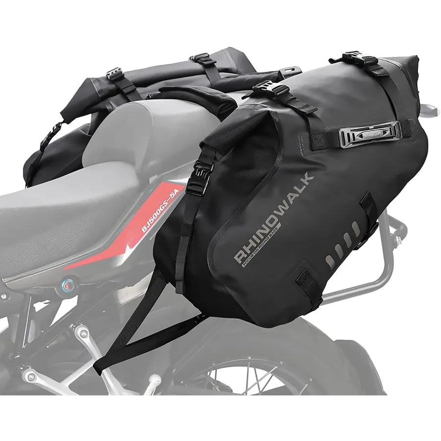 

Водонепроницаемые мотоциклетные седельные сумки для верховой езды Powersports, вместимость 28 л, 14 л2, легкие и прочные боковые корзины с безопасным Fa