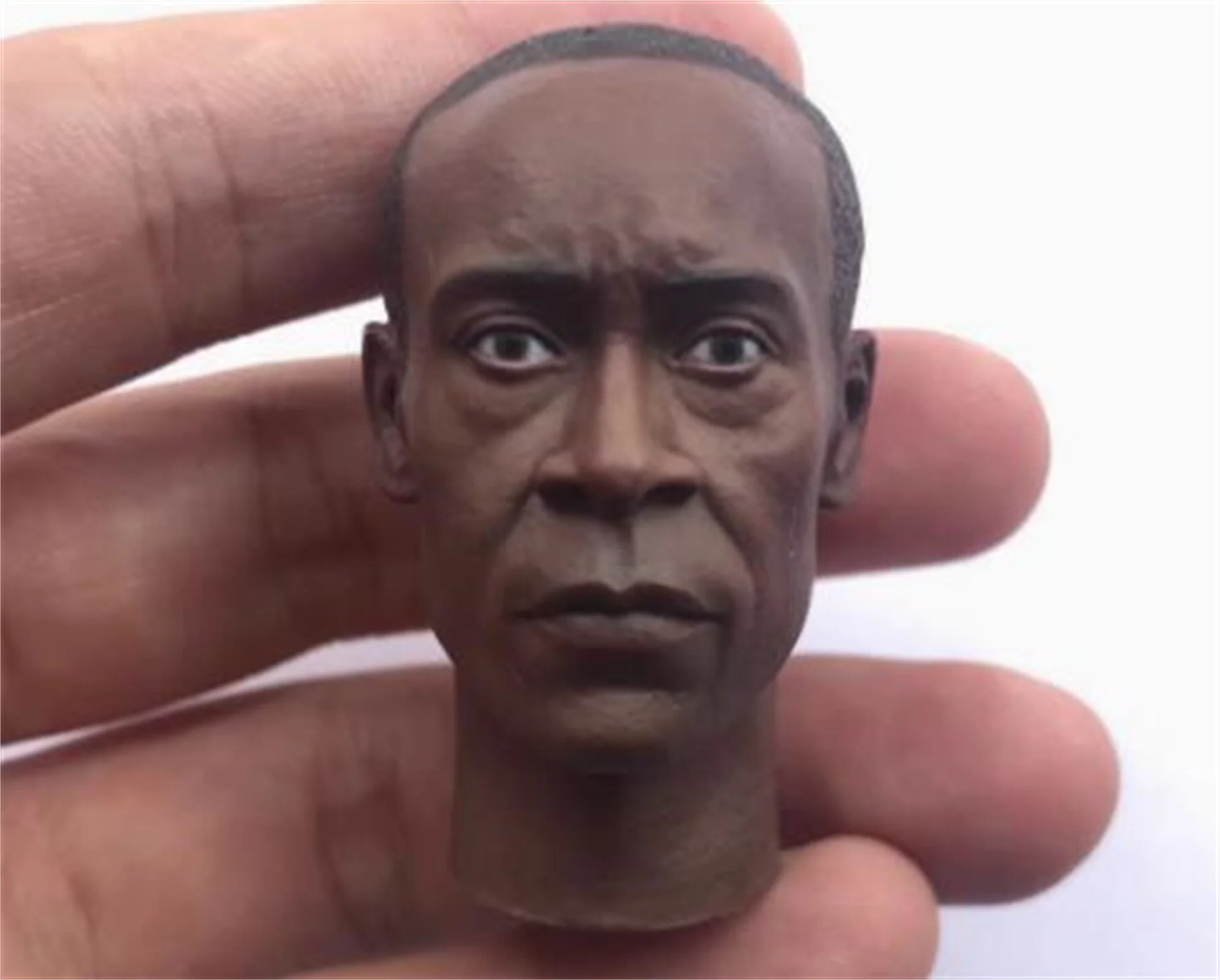 

Don Cheadle head Black man 1/6 r Star Male Head Carving Star Actor Soldier Model 1/6 Scale Action Figure Body Hobbies Toys