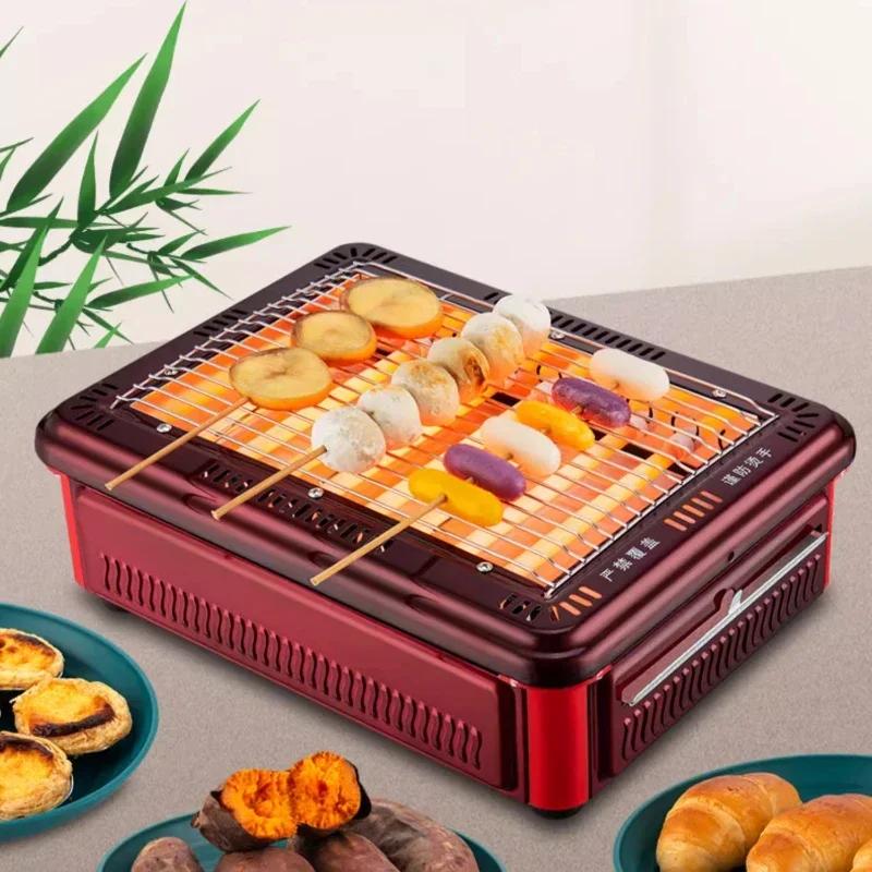 Heater barbecue type household energy-saving small stove fast heating furnace small solar electric heater