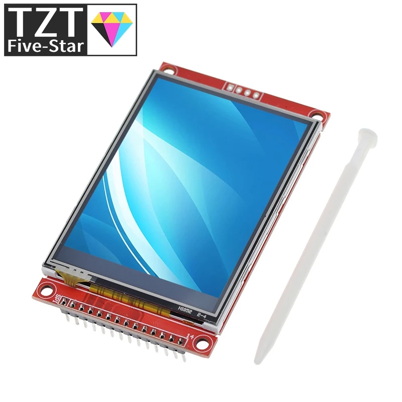 

240x320 2.8" SPI TFT LCD Touch Panel Serial Port Module With PBC ILI9341 / ST7789V 2.8 Inch SPI Serial Display With Touch Pen