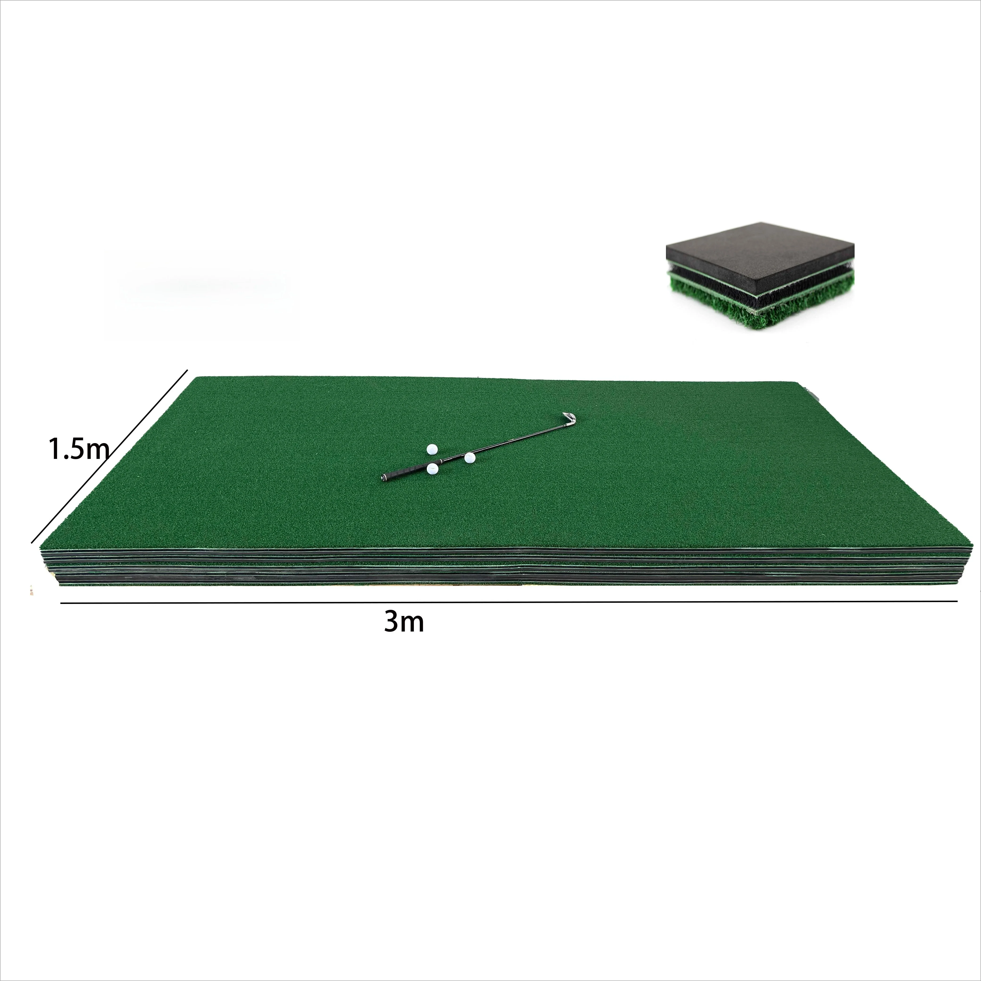 

5ftx10ft 1.5m*3m Premium Golf Hitting Mat Heavy Duty with 3D Turf for Driving Range