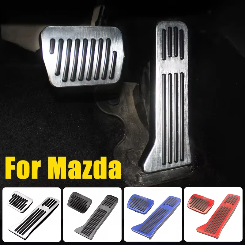 

For Mazda 2 3 BM 6 GJ CX-5 CX5 CX 5 CX3 CX8 CX9 2012-2019 2020 2021 2022 2023 2024 Car Fuel Foot Pedal Brake Pedal Cover Pads