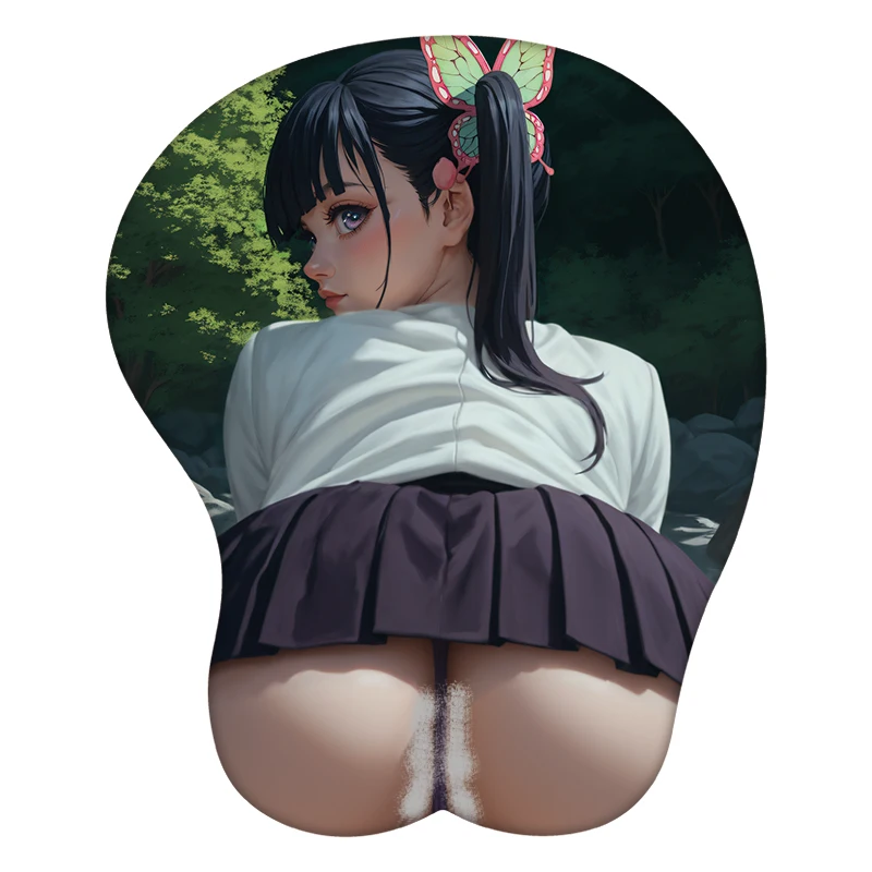 3D Mouse Pad Sexy Tsuyuri Kanao Hips Anime Wrist Rest Desk MousePad Mat Gamer Accessory