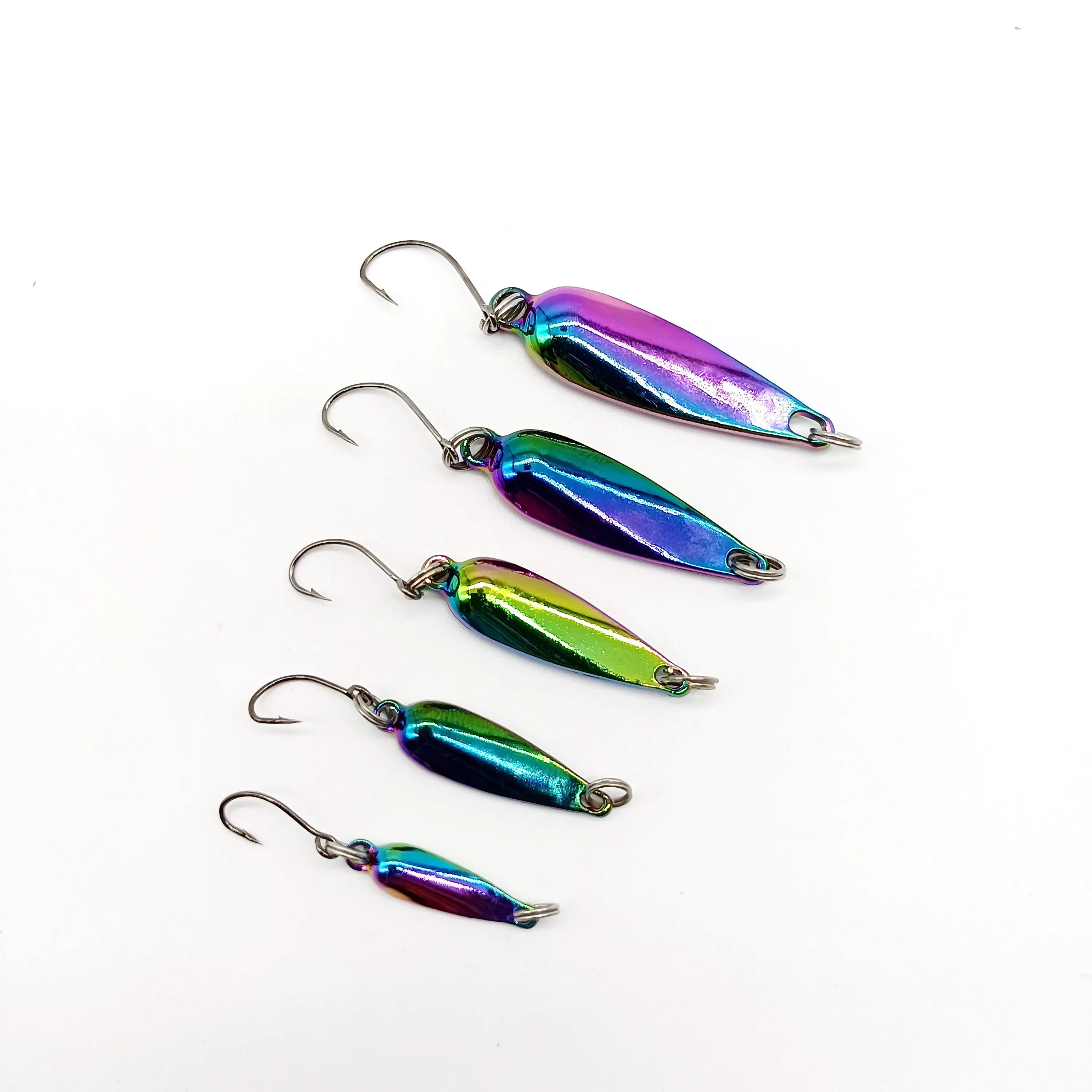 DUODUOYU 1PCS Metall Spinner Löffel Angeln Lockt 1,1g/2,2g/3,5g/5g/7g Isca Künstliche Harte Köder Bass Salzwasser Angeln Werkzeuge – Detail 2