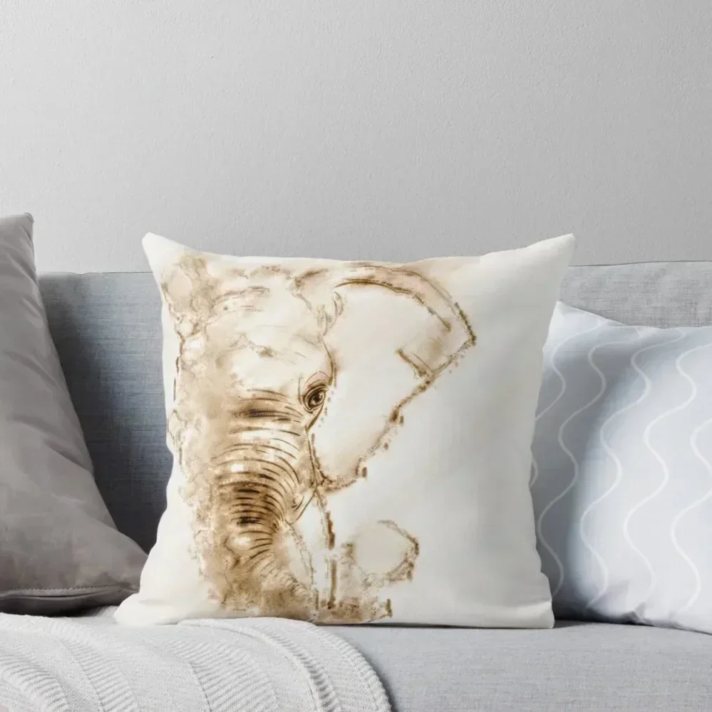 

Gold Wash Elephant Throw Pillow Cushions For Children Sofa Pillow Cover pillow