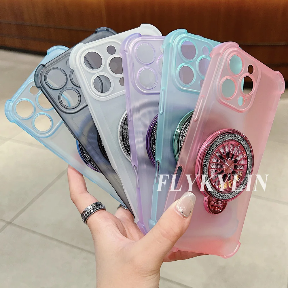 Anti-Fall-Schutz-Telefonhülle für Honor X9B X9A X60 Pro X60i X6C Magic 5 6 7 Pro Lite Gyroskophalterung magnetisch