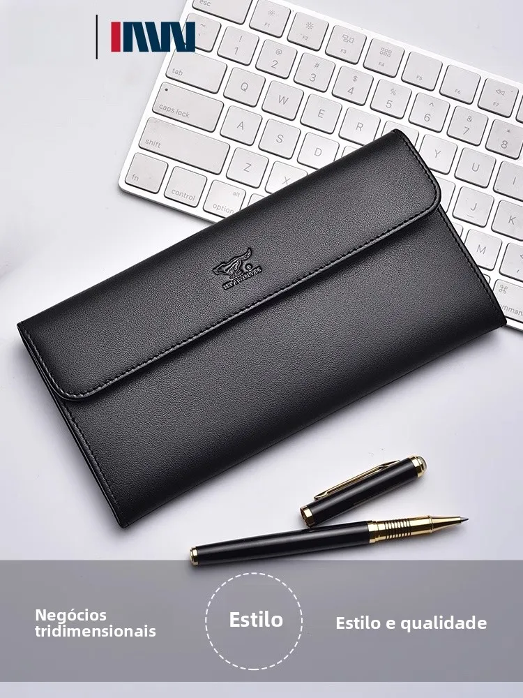 septwolves-long-wallet-men's-top-layer-cowhide-leather-simple-large-capacity-new-style-business-casual-wallet-for-young-men