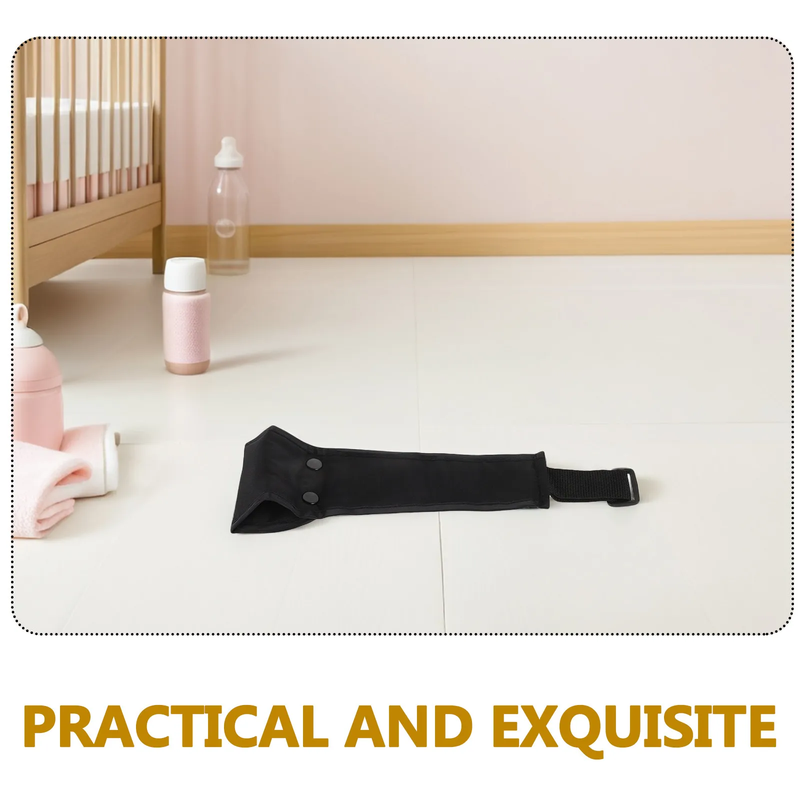 2Pcs Baby Stroller Safety Strap Oxford Cloth Adjustable Protection Belt Infant Toddler Travel Restraint High Chair Cushion