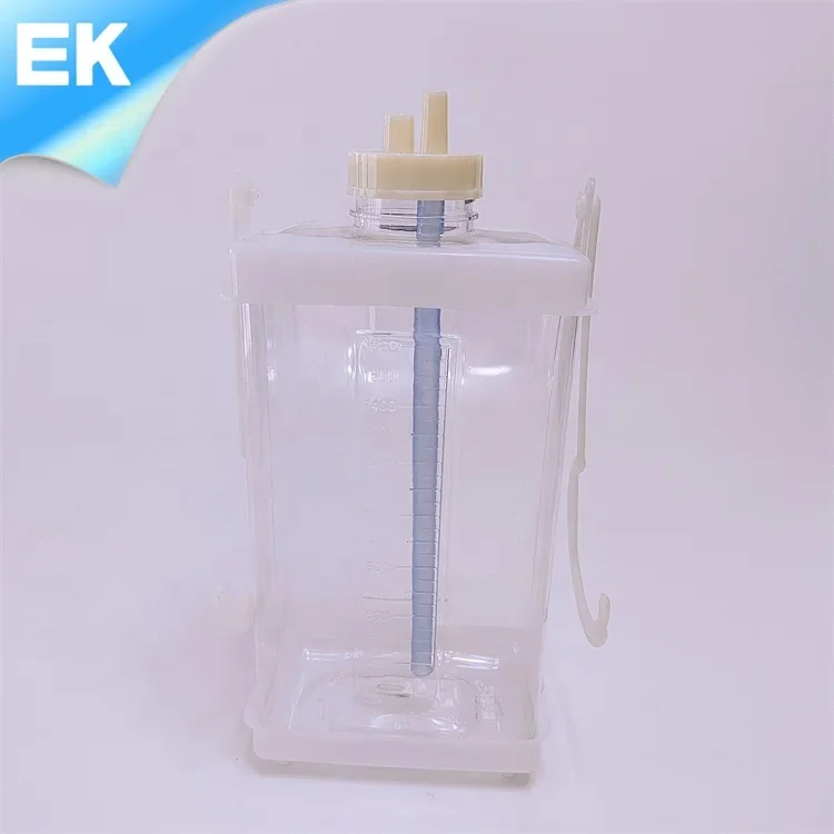 EK Model K200701 Single Chamber 1600ml Size Y Shape Chest Drainage Bottle