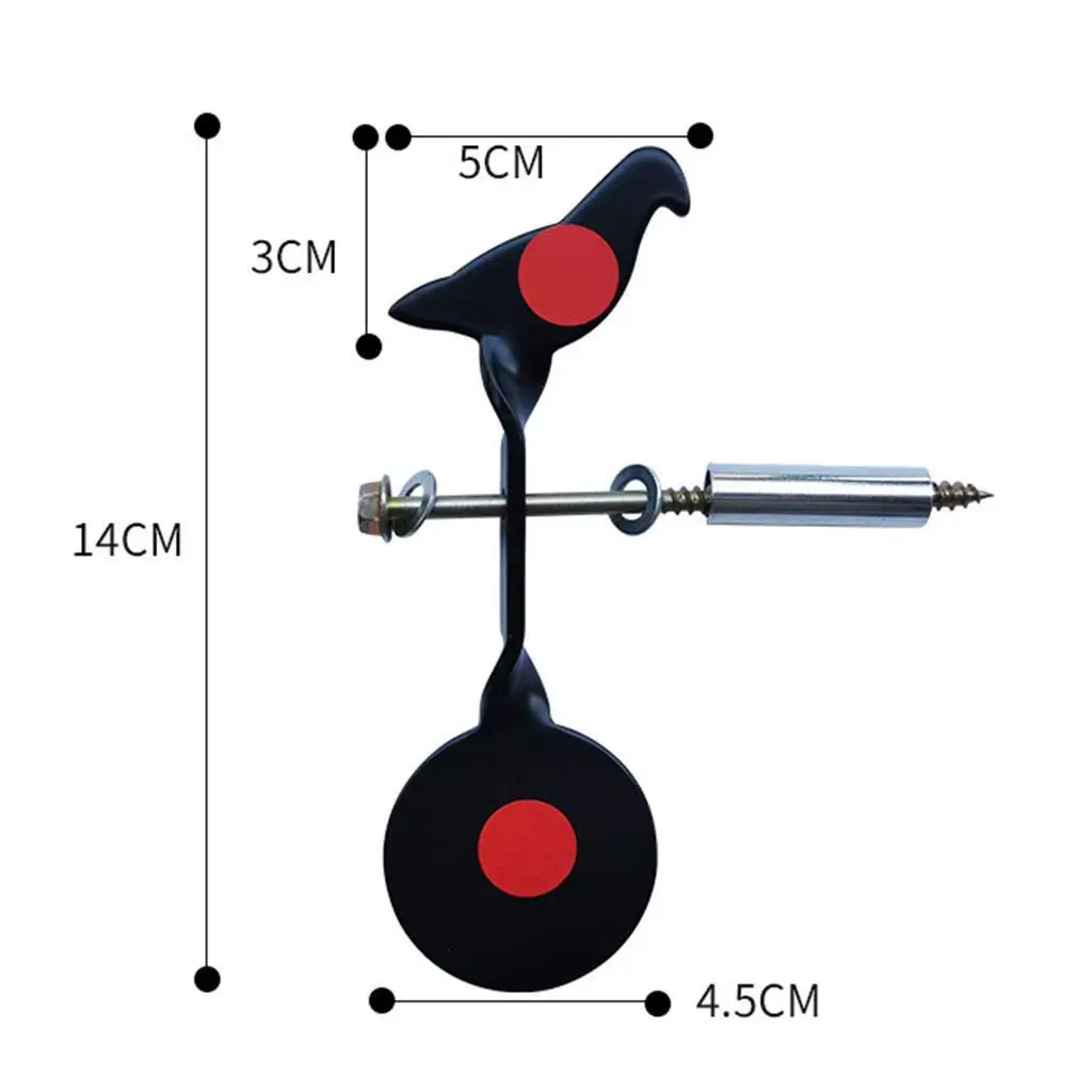 Resetting Target Shooting Target Spinner Tree Wall Fixed Hunting Practice