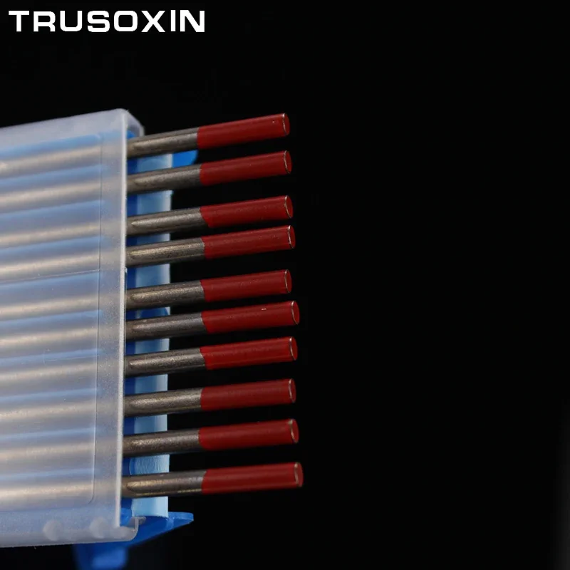 10 pcs Red Color Code 150MM Tungsten Electrode Head Tungsten Rod Needle/Wire for TIG WSME SUPER Welding Machine