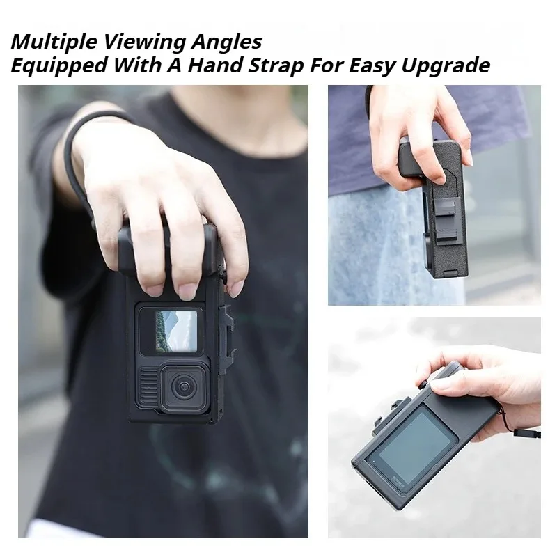 For GoPro Hero 9/10/11/12/13 StreetGrip Vlog Holder Photo Handle Sports Camera Quick Release Grip Holder GOPRO Shoot Accessories - view 3