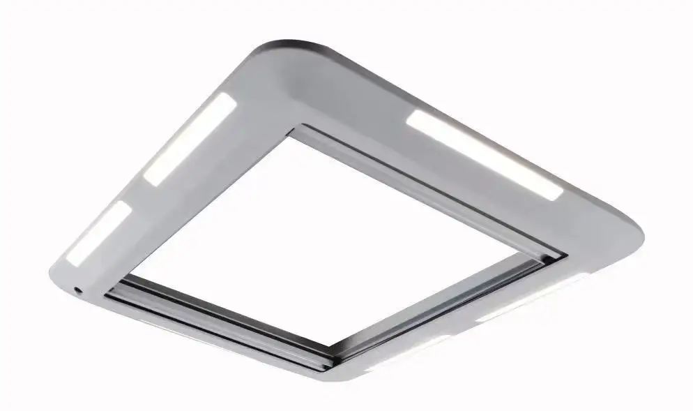 عالية الجودة 800*500 مللي متر سبائك الألومنيوم LED كوة ل RV سقف تخييم التهوية مباشرة الصينية مصنع قافلة RV أجزاء الجسم