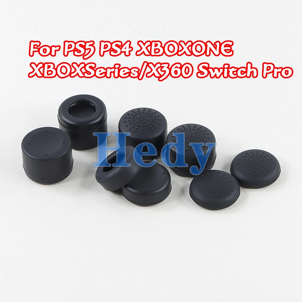 Tampa macia do tampão do polegar do silicone do polegar, estojo antiderrapante reforçado para PS5, PS4, XBOX ONE Series, XBOX360, Switch Pro, 20 conjuntos