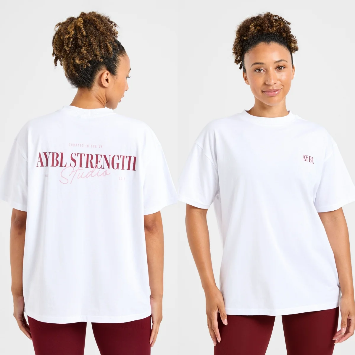 Klassisches Weißes Sportclub Oversized GYM Fitness Sport Marken-Grafik-T-Shirt aus Baumwolle für Herren und Damen, Lockeres Workout-Oberteil – Detail 12