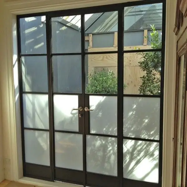 Novel Design Household Anti Peeping French Door Cost Effective French Double Doors Sturdy Durable French Style Hinged Doors