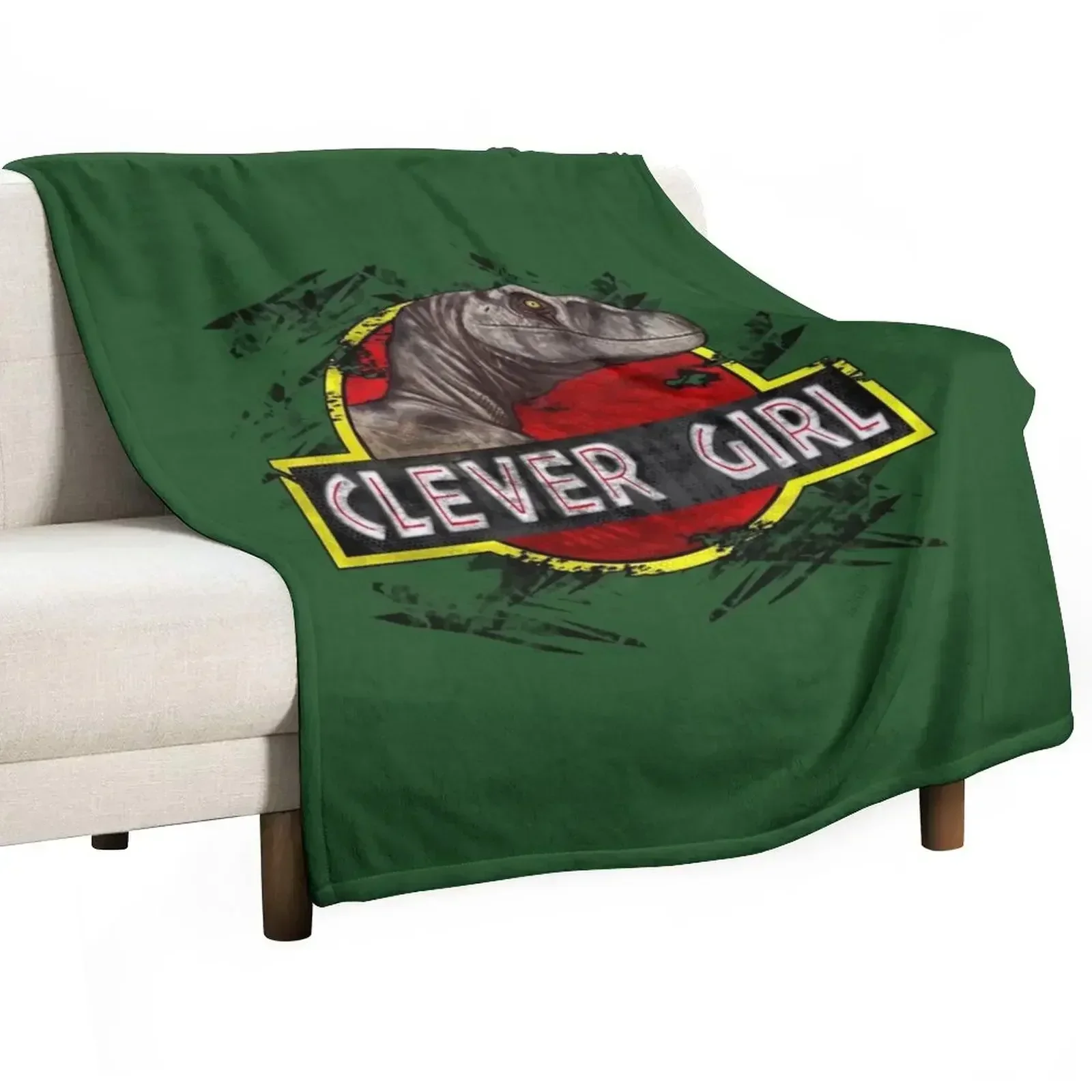 

Clever Girl Throw Blanket Portable Lightweight Blanket for Travel Camping