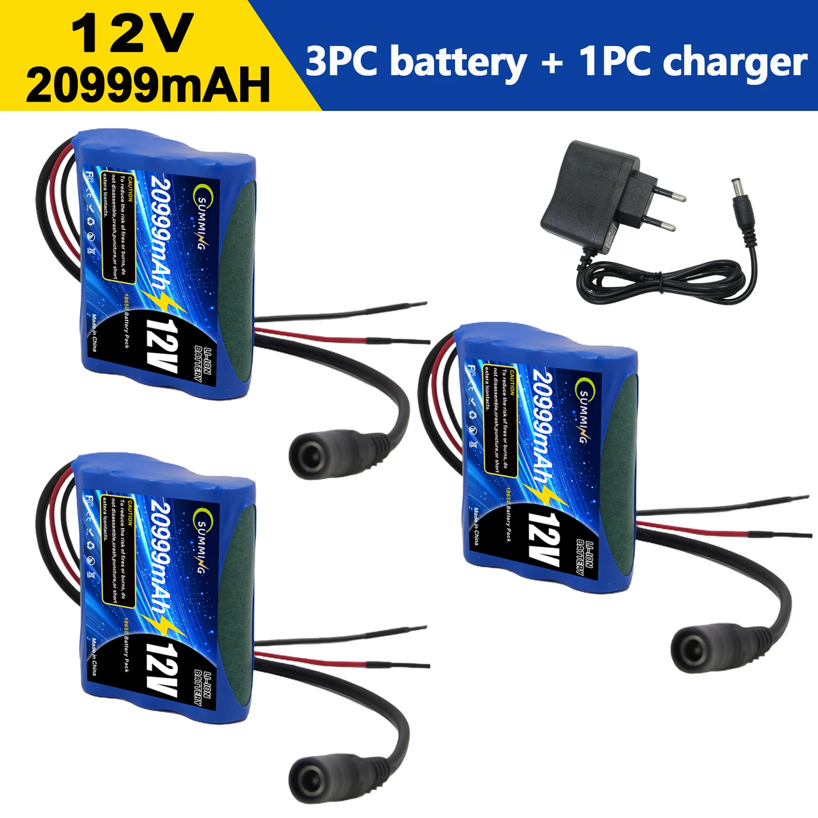12V 20Ah Lithium Polymeer Batterij 12.6V 20000mAh 100% Nieuwe RC Drone Power Super Oplaadbaar + Opladerset ? ?