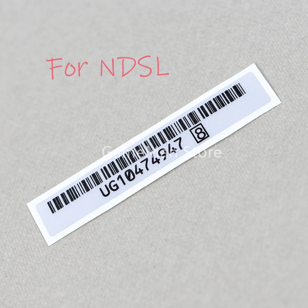 5pcs For NDSL 3DS 3DSXL NEW 3DSXL NDSIXL Housing Shell Back Lable Sticker Barcode