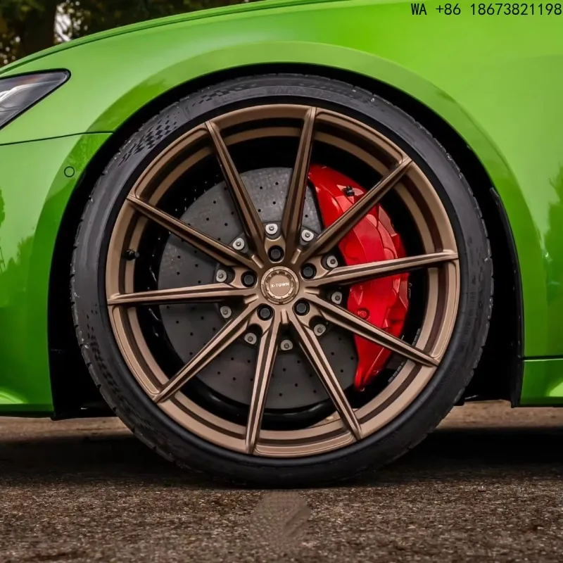 Bronze 17 18 19 20 22 24 Inch Custom One Piece Forged Wheels For Lexus IS500 LC500 RC F For BMW M2 X3 X4 425i M340i Mk8