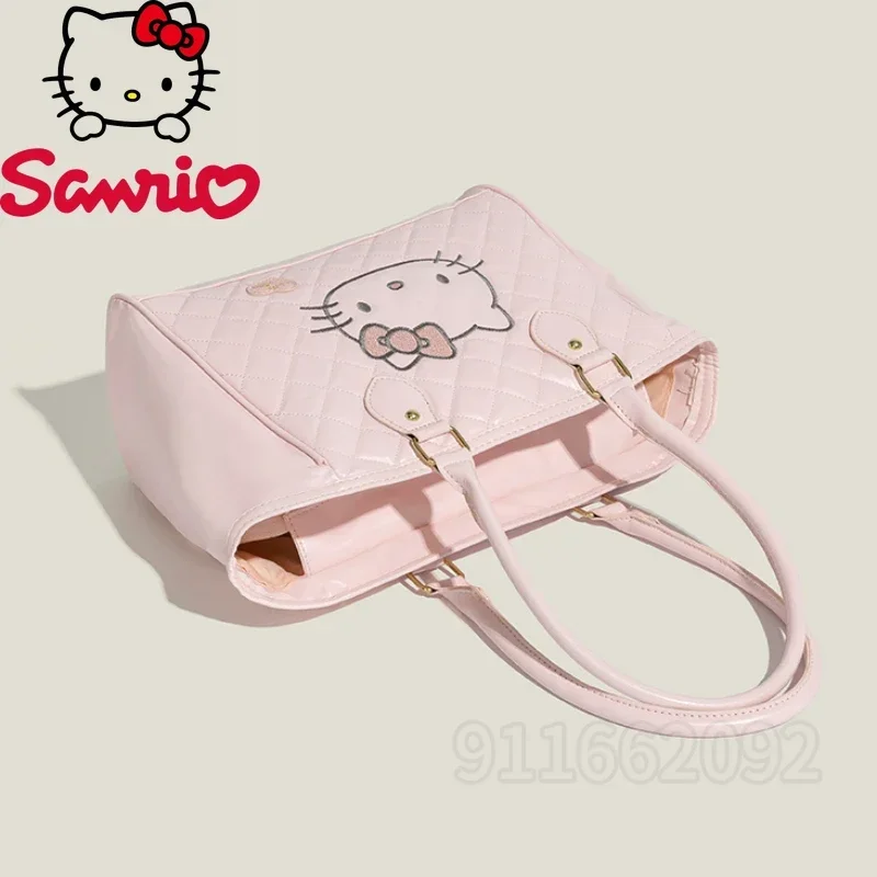 Sanrio Hello Kitty Women's Handbag Luxury Brand Fashion Women's Shoulder Bag Cartoon Women's Bag Large Capacity High Quality