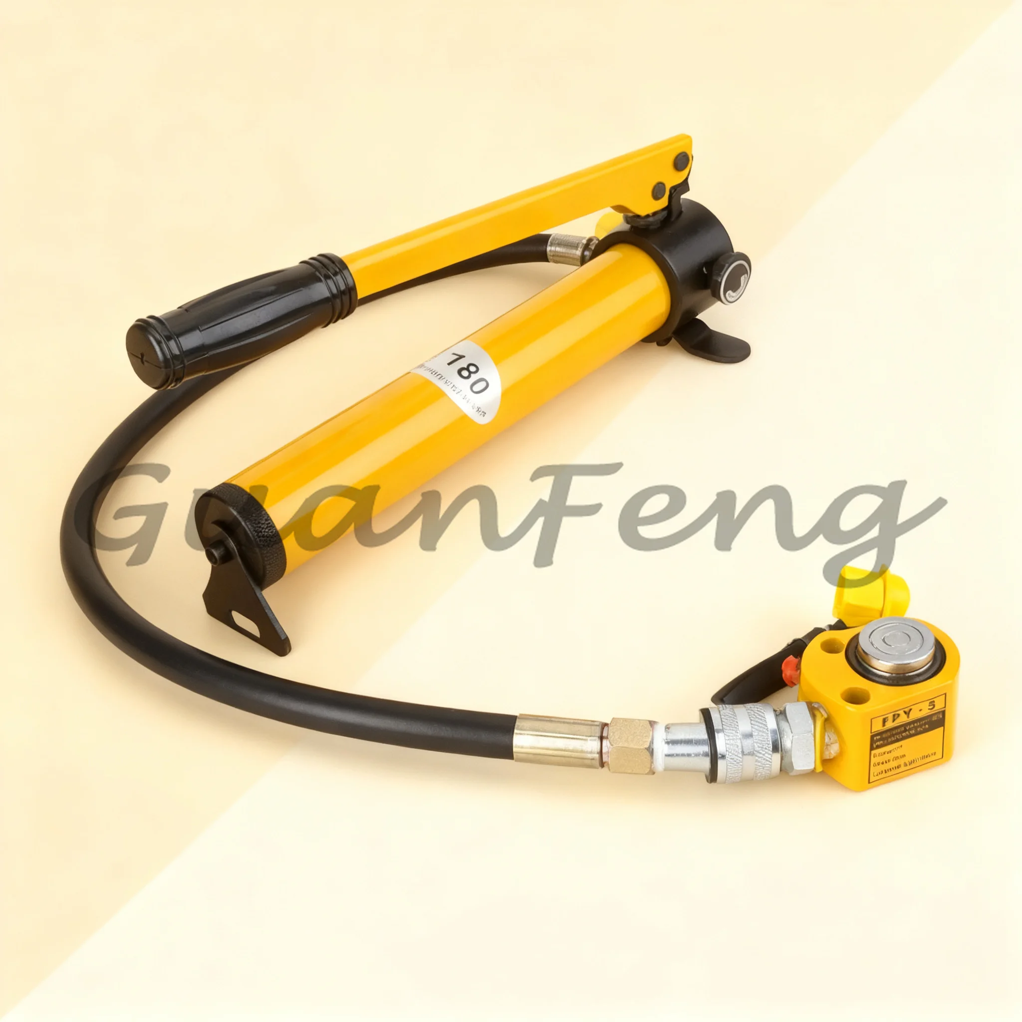 5 Ton Ultra Thin Separated Hydraulic Jack FPY-5T Oil Pressure Lifting Cylinder Manual Power Tool for Machinery Repair